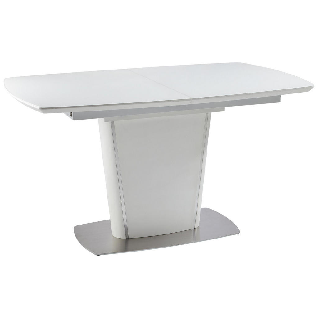 XXXLutz Jídelní Stůl Bílá Barvy Nerez Oceli Hom`in
