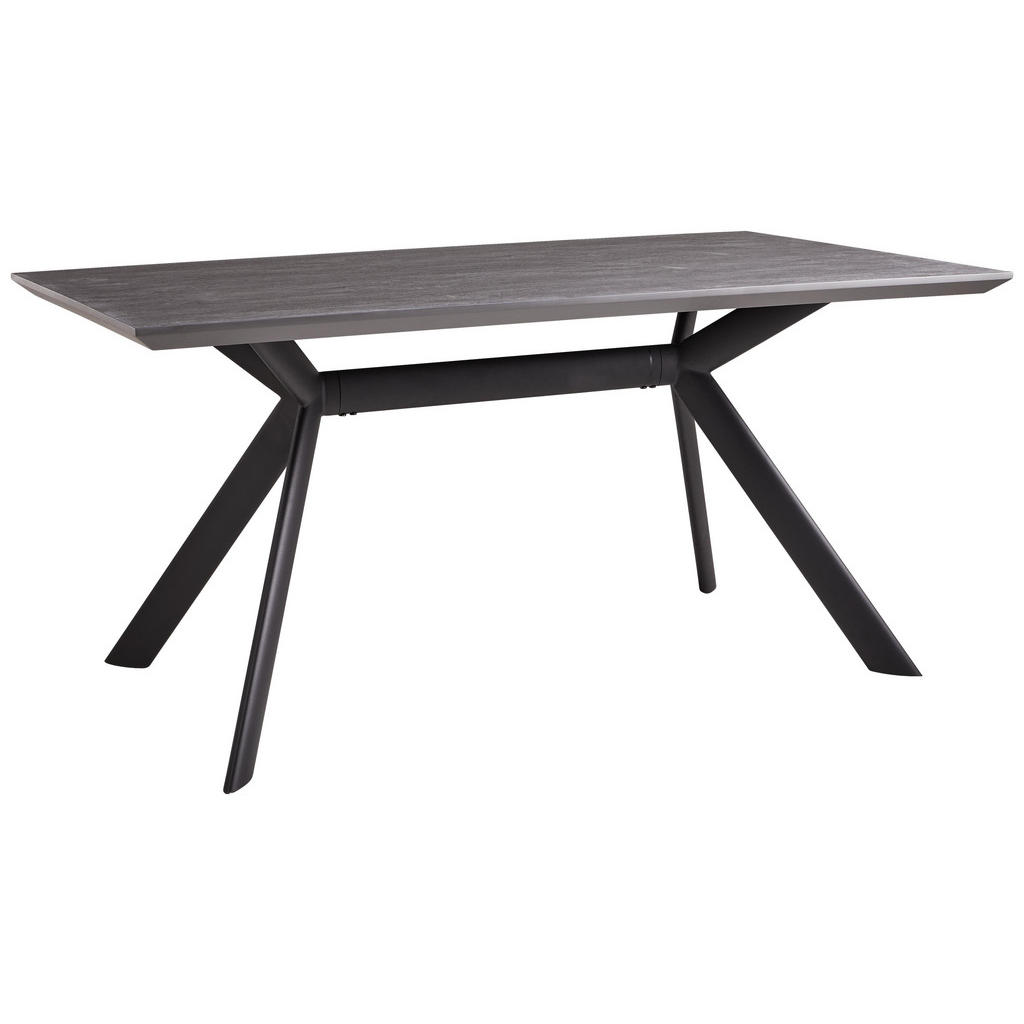 XXXLutz Jídelní Stůl Černá Světle Šedá Novel