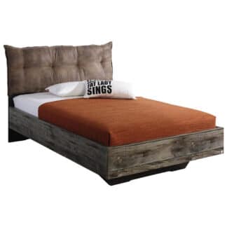 XXXLutz Postel 120/200 Cm Textil Kompozitní Dřevo Barvy Grafitu Šedá Carryhome