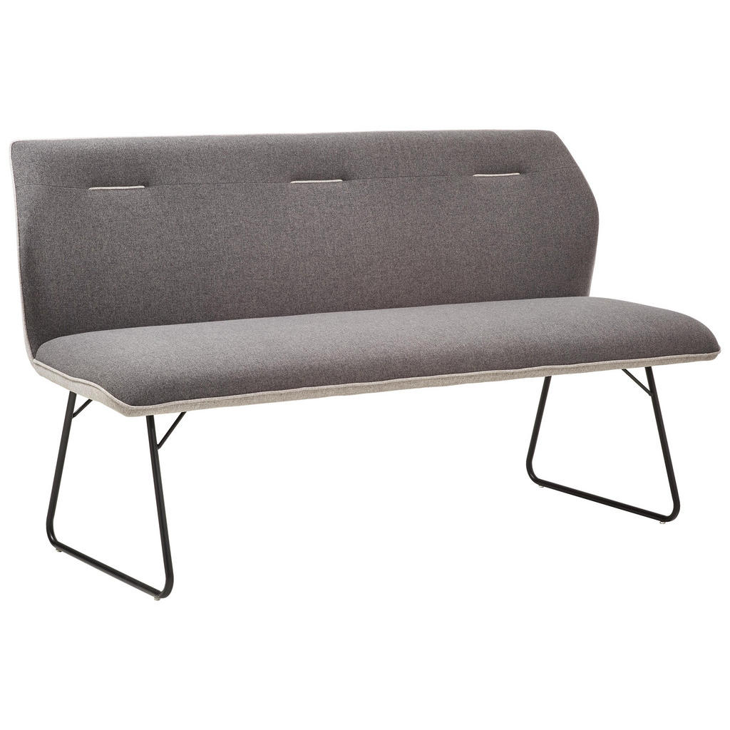 XXXLutz Sedací Lavice Šedá Tmavě Šedá Novel