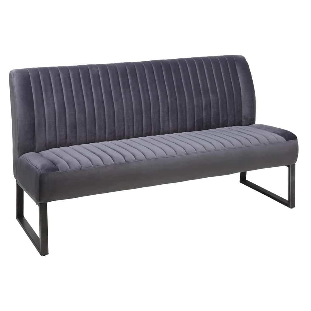 XXXLutz Sedací Lavice Šedá Černá Ambia Home