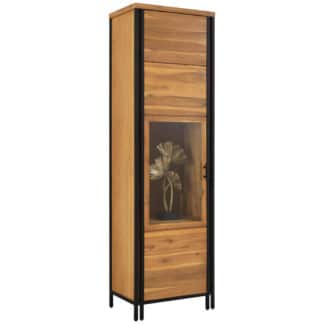 XXXLutz Vitrína Akácie Černá Barvy Akácie Landscape