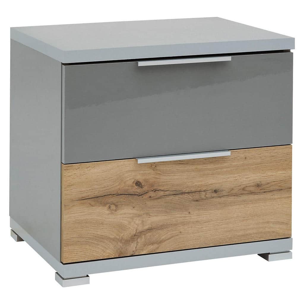 XXXLutz Noční Stolek Barvy Dubu Světle Šedá Carryhome