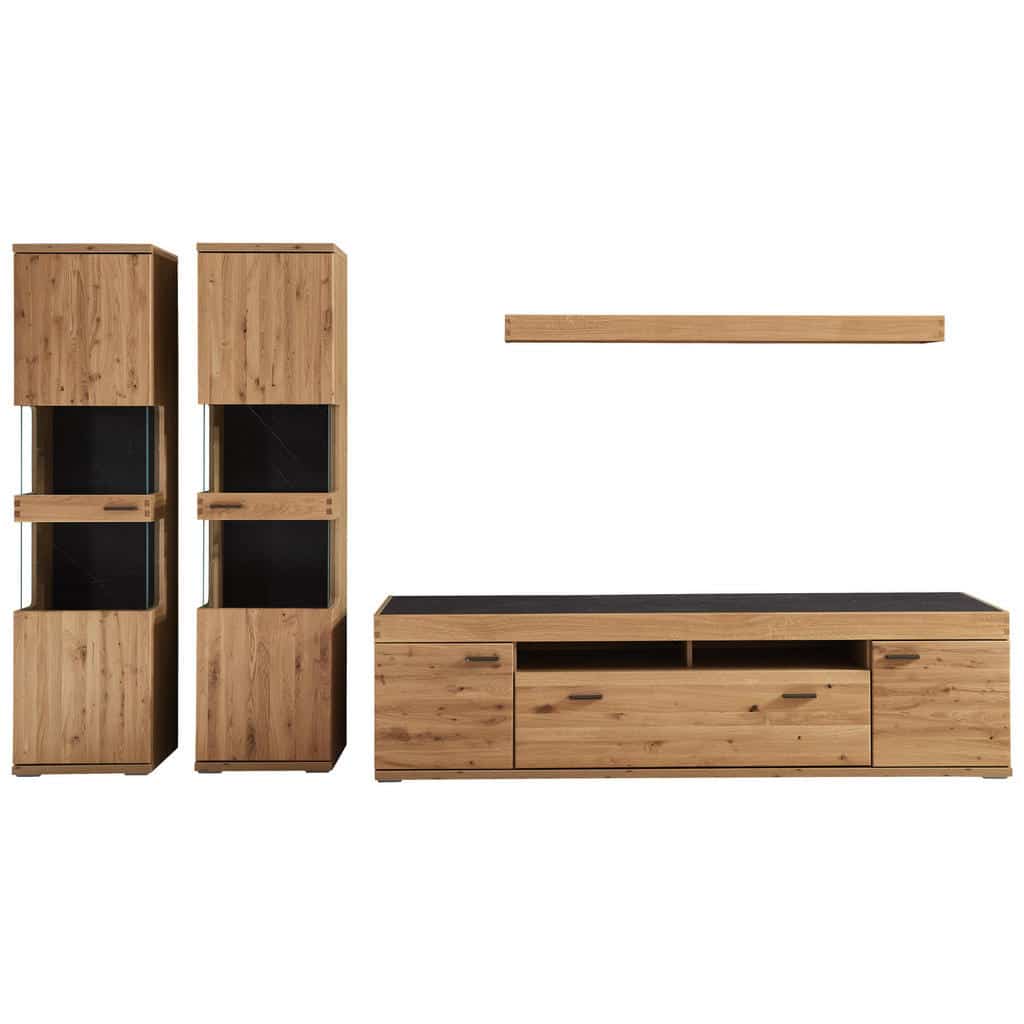 XXXLutz Obývací Stěna Dub Barvy Dubu Barvy Břidlice Voleo