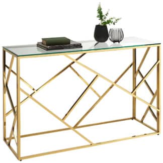 XXXLutz Odkládací Stůl Modrá Barvy Zlata Xora