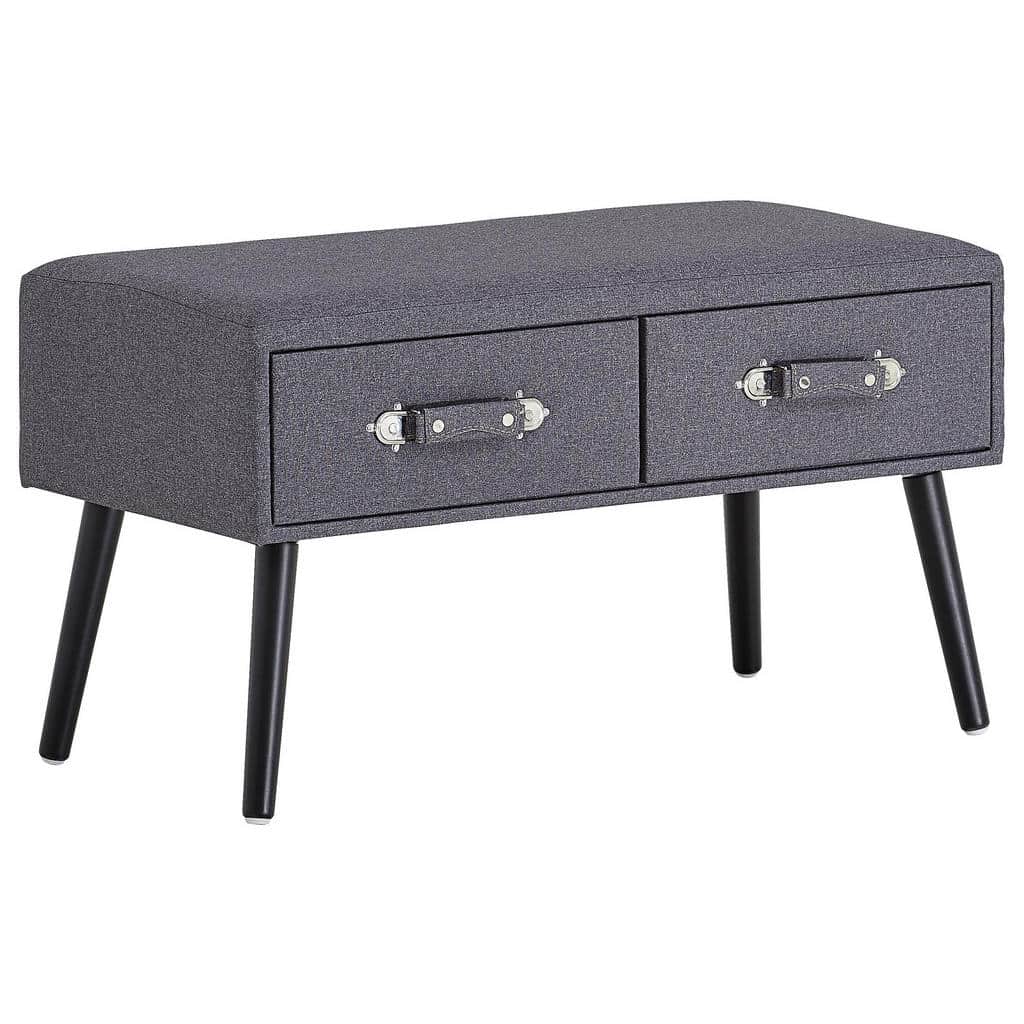 XXXLutz Sedací Lavice Borovice Antracitová Černá Xora