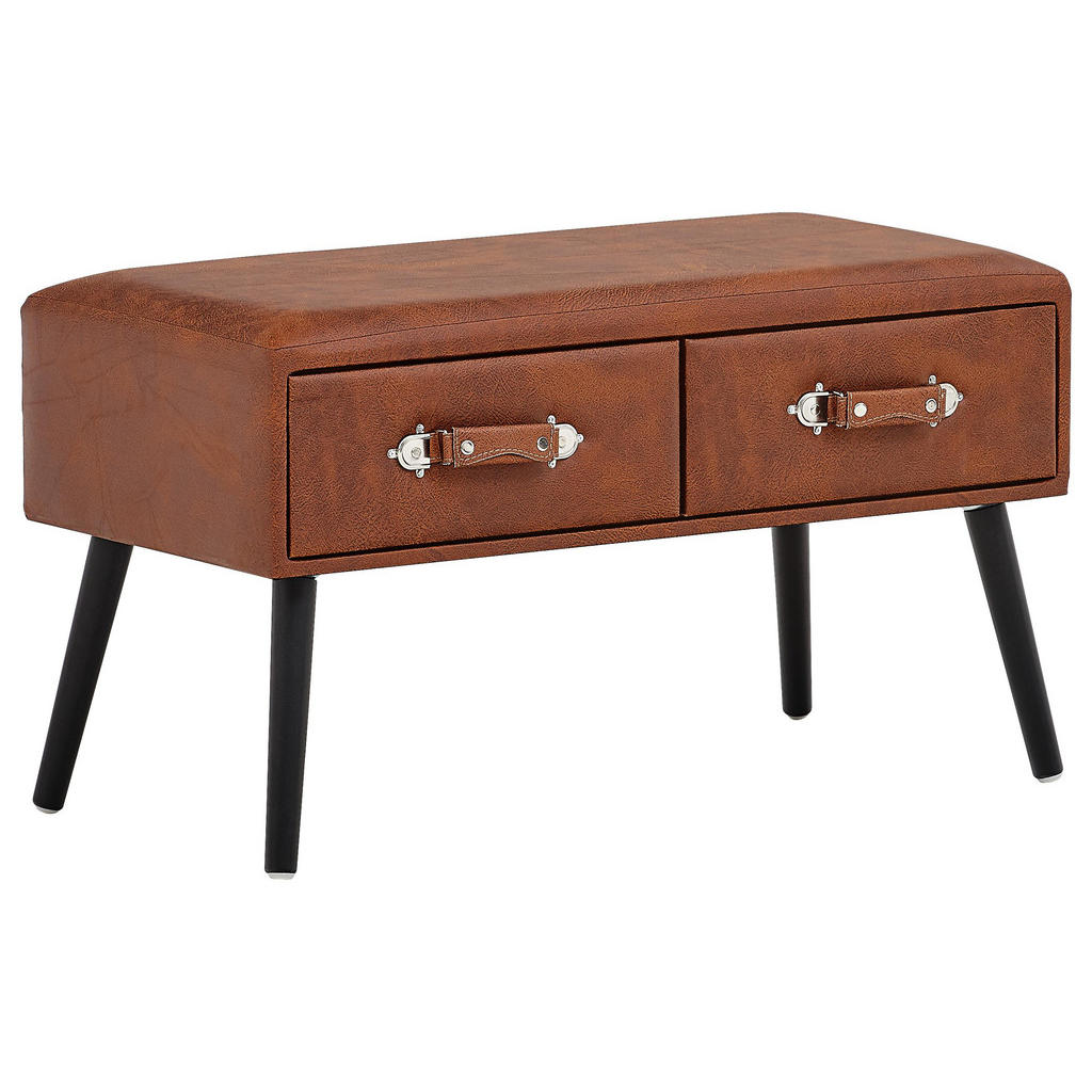 XXXLutz Sedací Lavice Borovice Hnědá Černá Xora