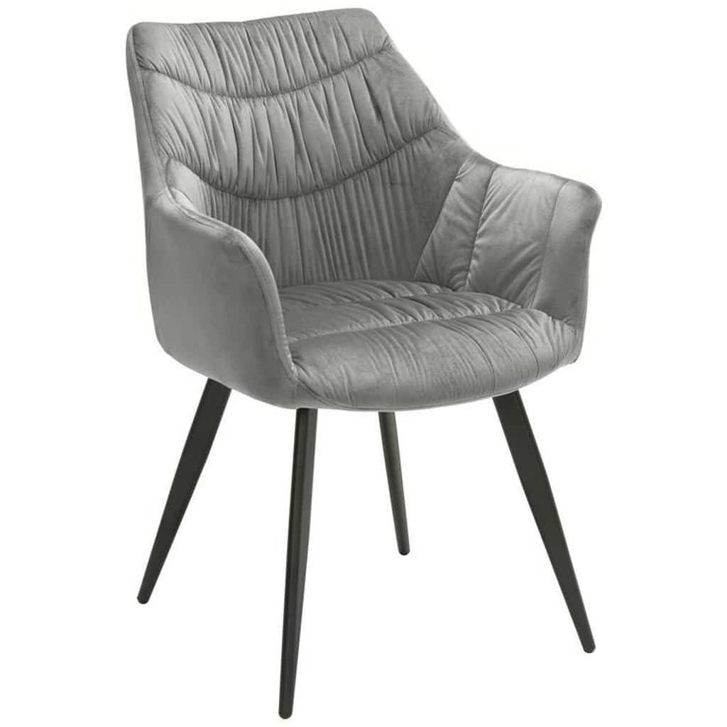 XXXLutz Židle S Područkami Šedá Hom`in