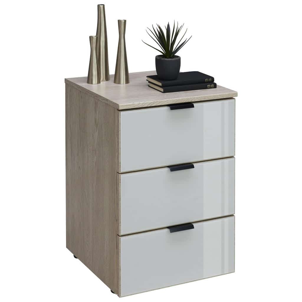 XXXLutz Noční Stolek Barvy Dubu Světle Šedá Stylife