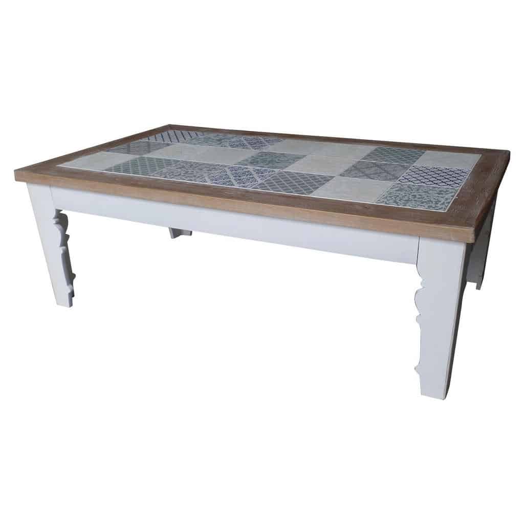 XXXLutz Konferenční Stolek Jedle Modrá Šedá Zelená Přírodní Barvy Bílá...