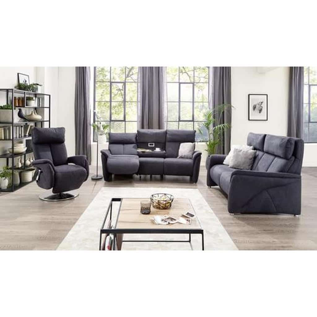 XXXLutz Pohovka Textil Tmavě Šedá Cantus