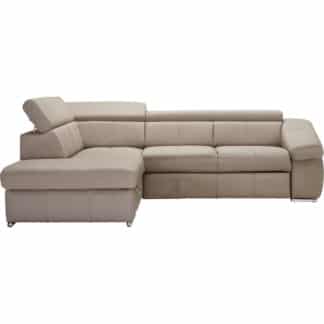 XXXLutz Sedací Souprava Kůže Pískové Barvy Welnova