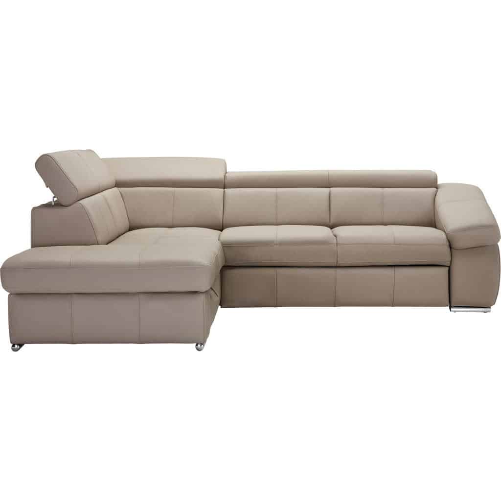 XXXLutz Sedací Souprava Kůže Pískové Barvy Welnova