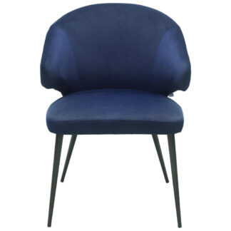 XXXLutz Židle S Područkami Modrá Lomoco