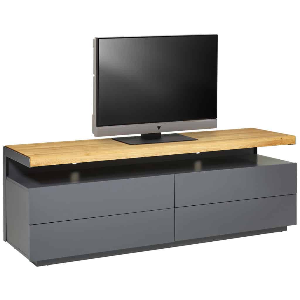 XXXLutz Nízká Komoda Šedá Barvy Dubu Novel