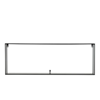 XXXLutz Regál Nástěnný Černá Ambia Home