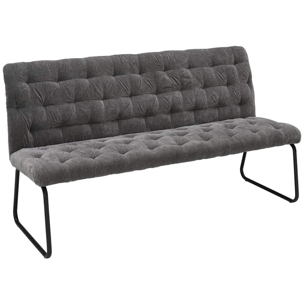 XXXLutz Sedací Lavice Šedá Černá Ambia Home