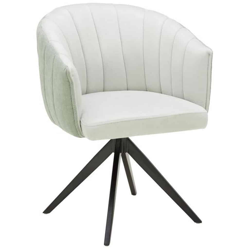 XXXLutz Židle S Područkami Zelená Černá Novel