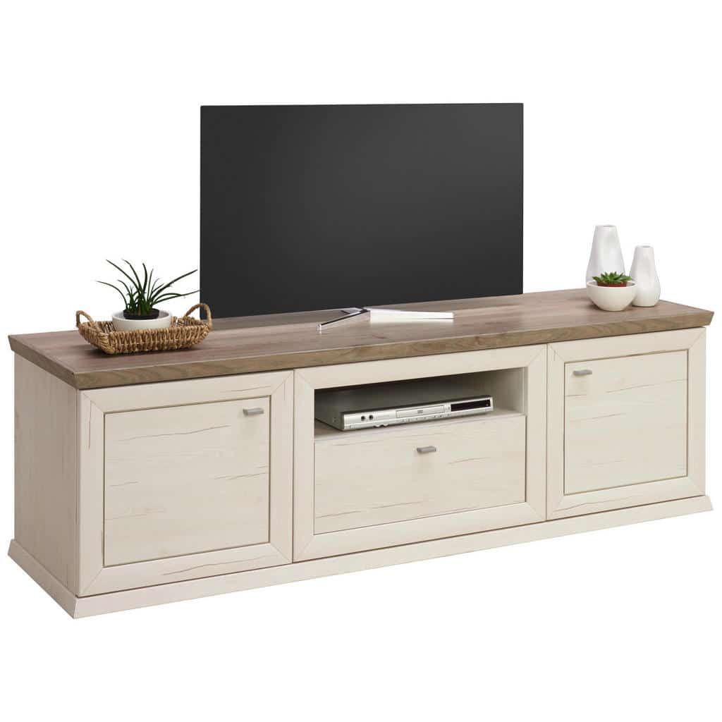 XXXLutz Nízká Komoda Šedá Bílá Hom`in