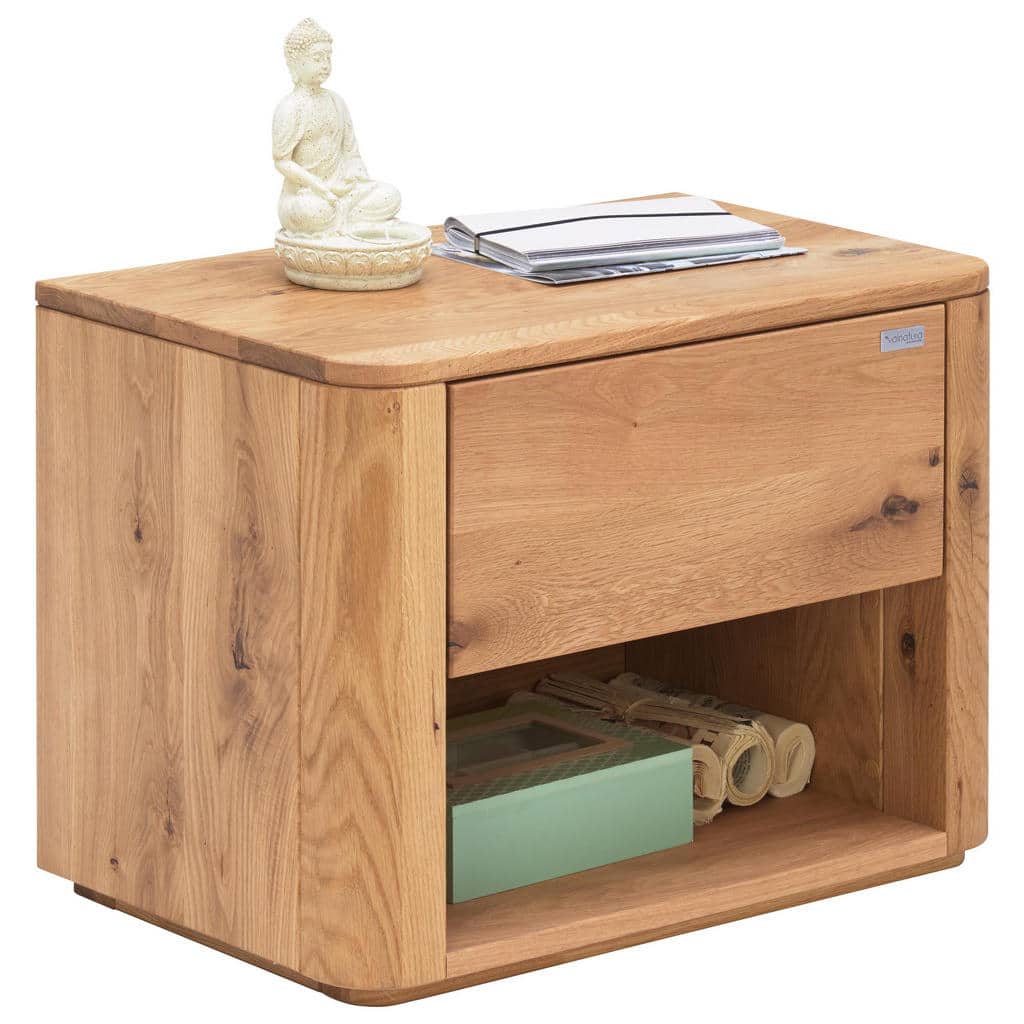 XXXLutz Noční Stolek Divoký Dub Barvy Dubu Valnatura