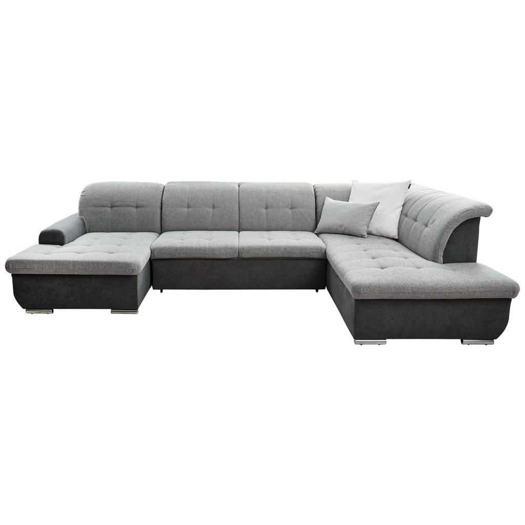 XXXLutz Sedací Souprava Textil Šedá Cantus