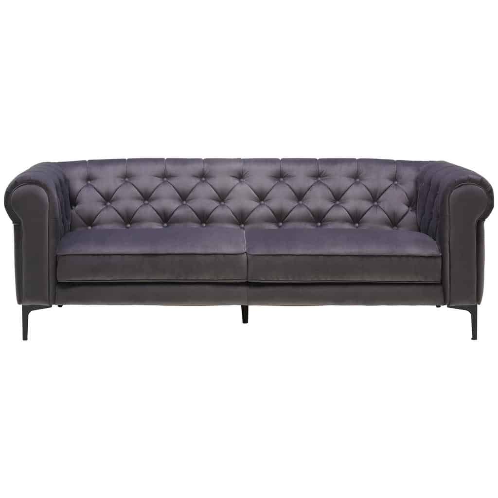 XXXLutz Třímístná Pohovka Textil Šedá Carryhome