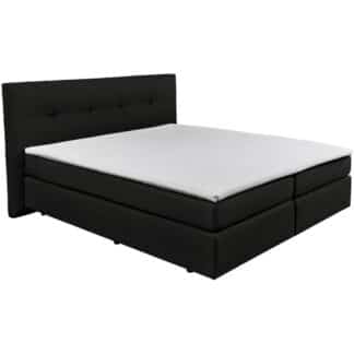 XXXLutz Postel Boxspring 180/200 Cm Textil Černá Carryhome