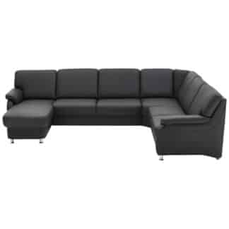 XXXLutz Sedací Souprava Kůže Antracitová Beldomo Premium