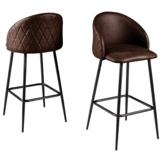 Möbelix Barová Židle Antonia Tmavě Hnědá