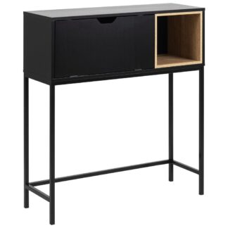 Möbelix Sekretář/konzolový Stolek Satley Černá