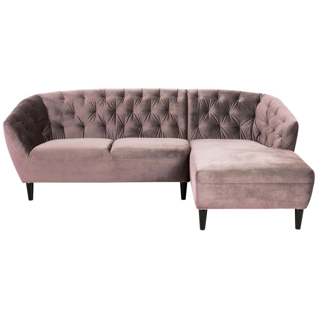 Möbelix Pohovka Chesterfield Ria Starorůžová