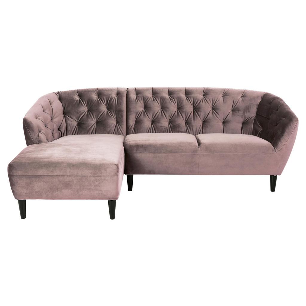 Möbelix Pohovka Chesterfield Ria Starorůžová