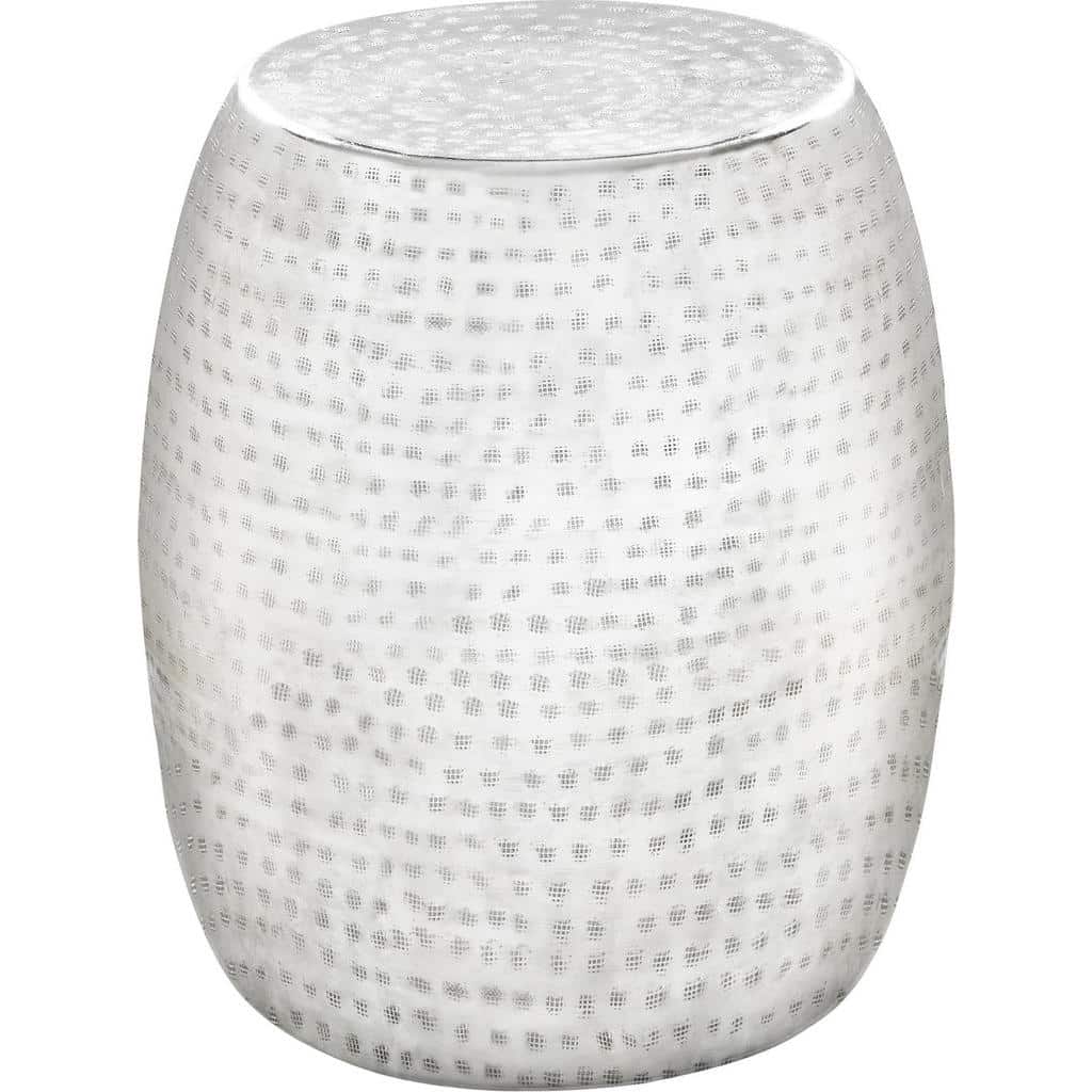 XXXLutz Taburet Bílá Barvy Hliníku Ambia Home