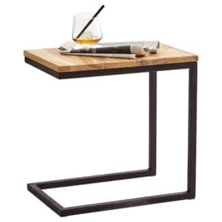 XXXLutz Odkládací Stolek Divoký Dub Černá Barvy Dubu Xora