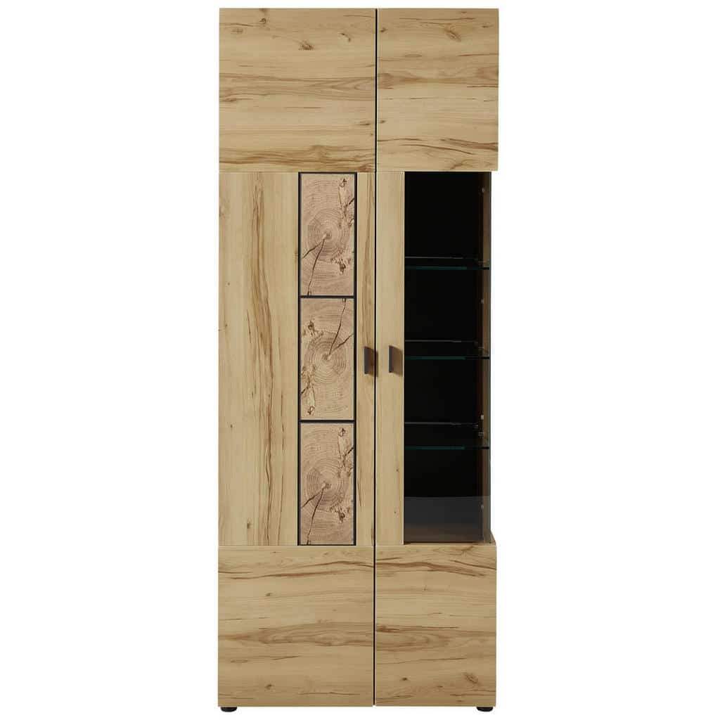 XXXLutz Vitrína Barvy Grafitu Barvy Buku Cantus