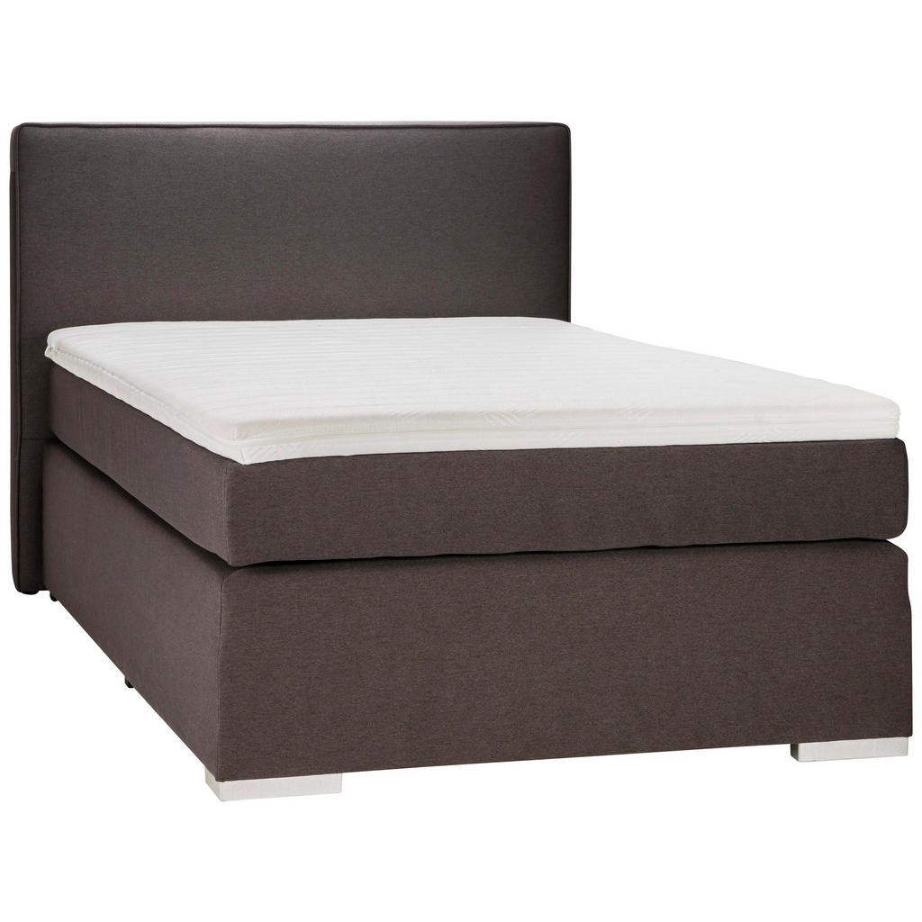 XXXLutz Postel Boxspring 120/200 Cm Textil Šedá Esposa