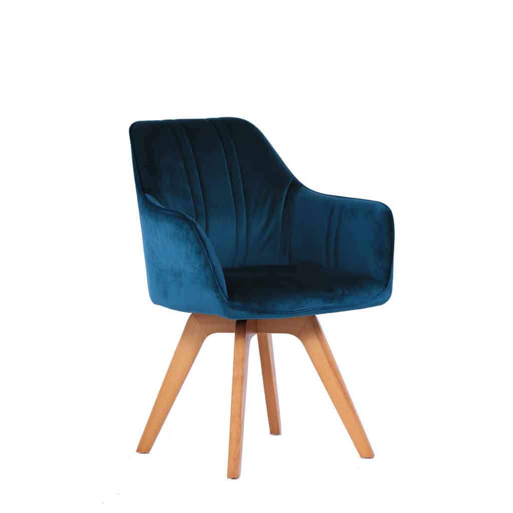 XXXLutz Židle Barvy Dubu Tmavě Zelená Venda