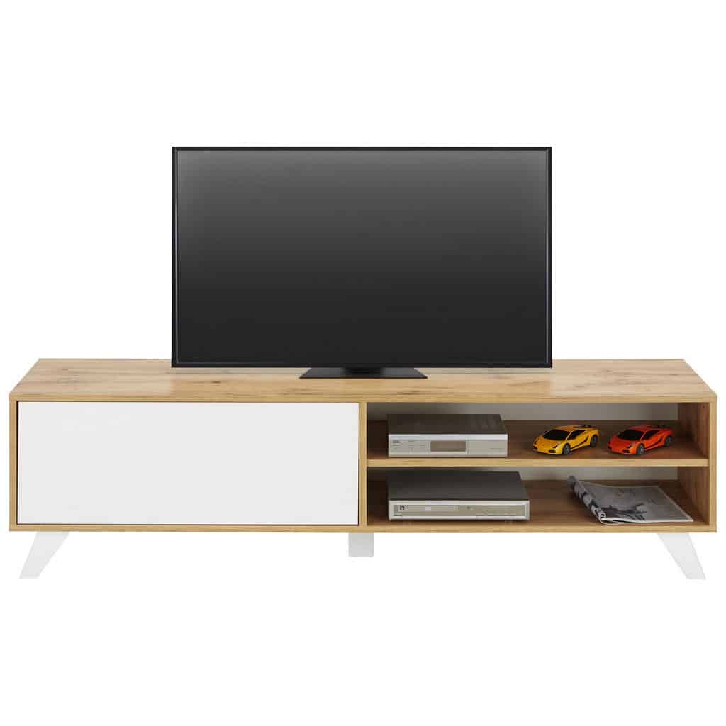 XXXLutz Nízká Komoda Bílá Barvy Dubu