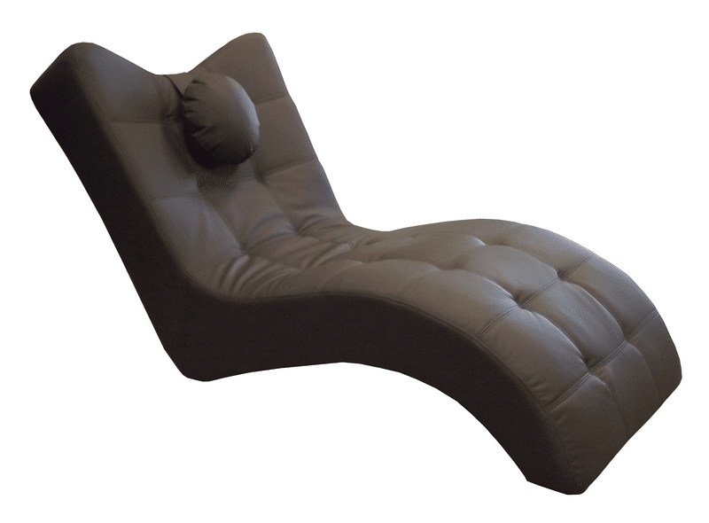 Asko Relaxační lehátko London, šedá ekokoža