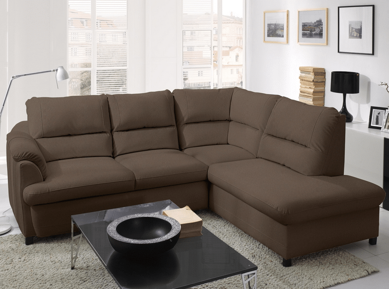 Asko Rohová sedací souprava Gusto 2F-OT(BK), hnědá látka