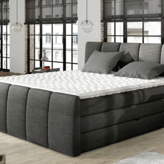 Asko Postel boxspring Fresco 180x200 cm, antracitová látka