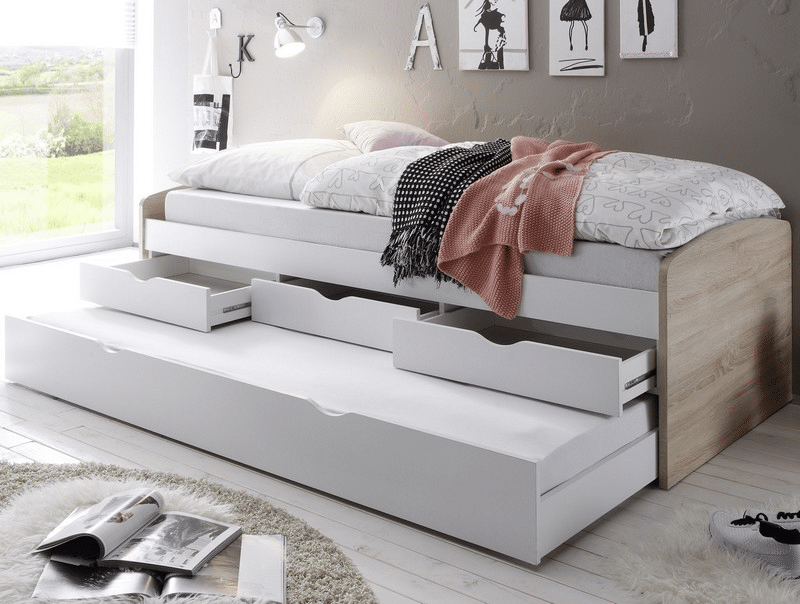 Asko Postel se zásuvkami Nessy 90x200 cm