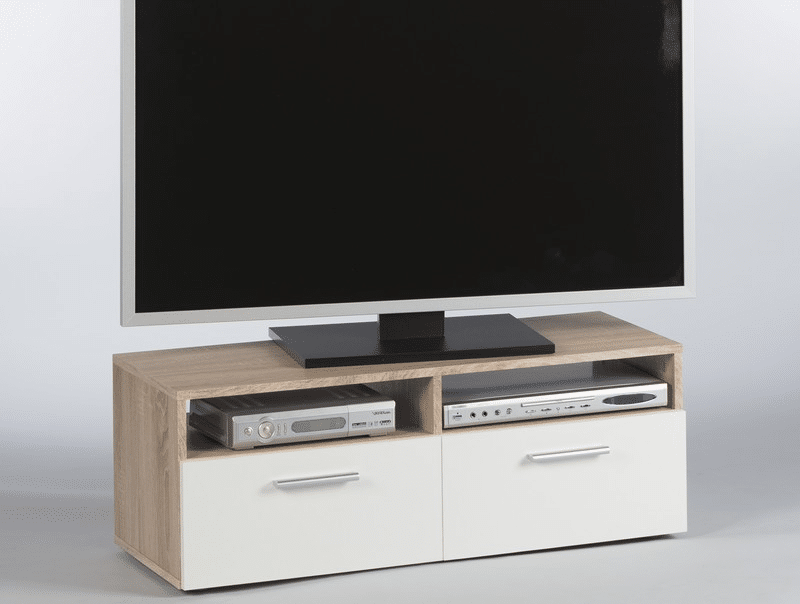 Asko TV stolek Rana, dub sonoma/bílá