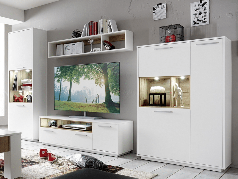 Asko Obývací stěna Milano 3, s osvětlením