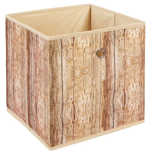 Asko Úložný box Wuddi 3, motiv dřeva