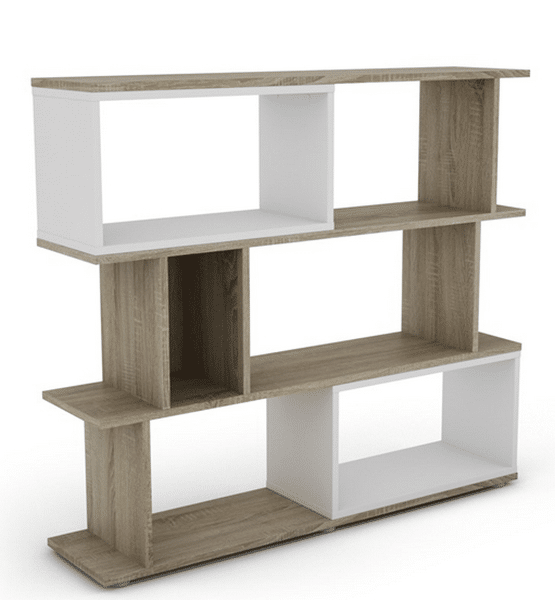 Asko Nízký regál Cubix Mini, dub sonoma/bílý