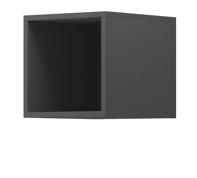 Asko Nástěnná přihrádka Enjoy, grafit, 30 cm