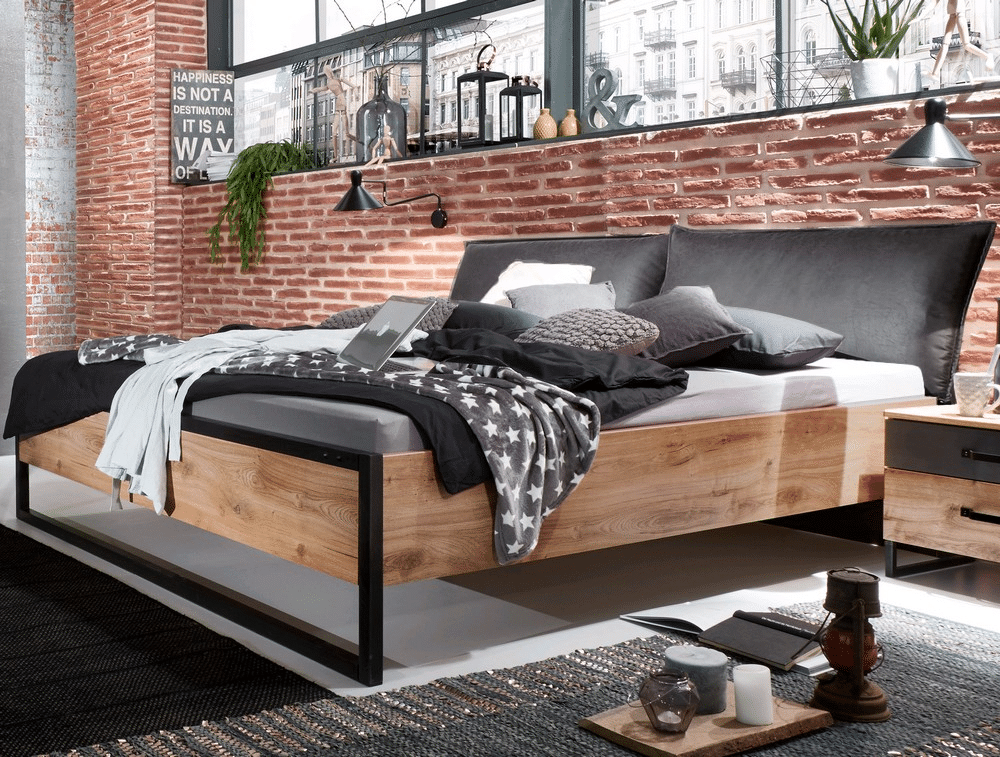 Asko Postel Detroit 180x200 cm, prkenný dub