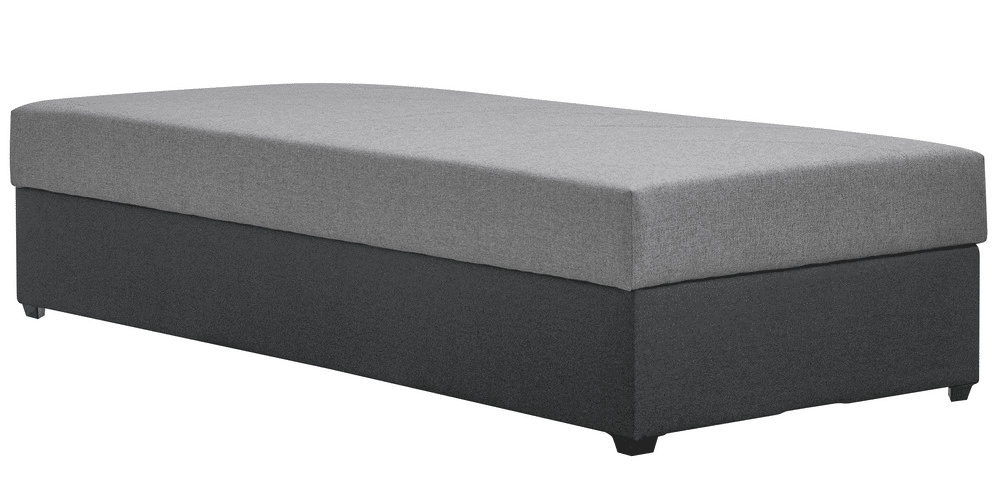 Asko Postel Ormea 88x202 cm, antracitová/šedá látka