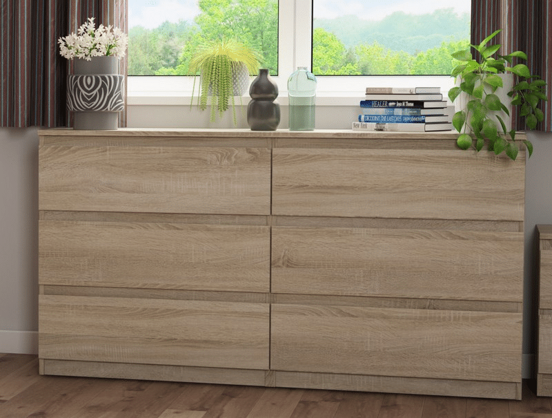Asko Široká komoda Carlos, dub sonoma, 150 cm